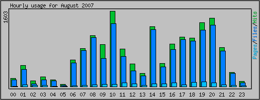 Hourly usage