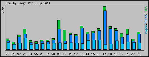 Hourly usage
