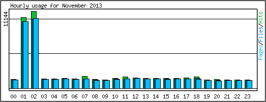 Hourly usage