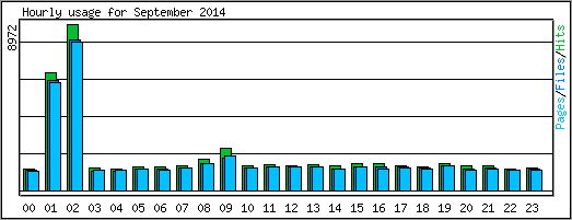 Hourly usage