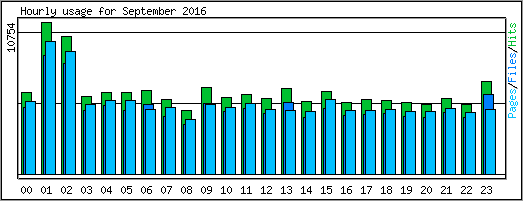 Hourly usage